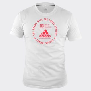 Tee Shirt adidas Combat Sports BLANC/ROUGE
